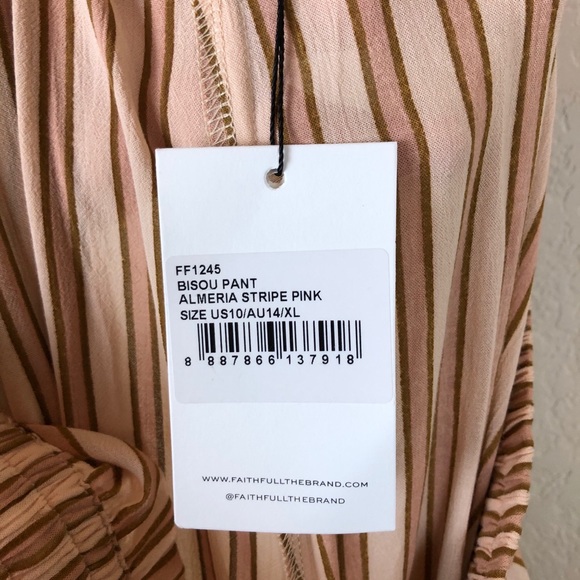 Faithfull the Brand • Striped Flare Bisou Pants - Picture 9 of 10